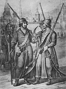 01 106 Book illustrations of Historical description of the clothes and weapons of Russian troops.jpg