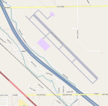 Caldwell Industrial Airport open street map.png