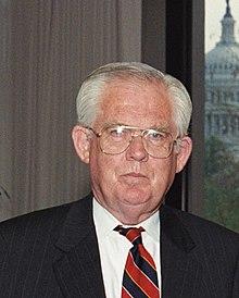 Office of the Secretary - Secretary Elaine Chao with Bill Niskanen - DPLA - 40008d4bcf6d00b5fe80549f6f96b574 (cropped).JPG