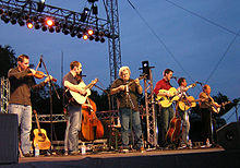 Ricky Skaggs and Kentucky Thunder performing on June 15, 2008.