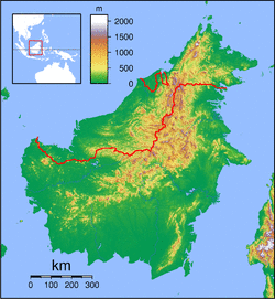 Inanam is located in Borneo