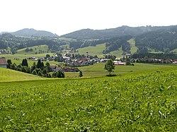 Maierhöfen seen from the west