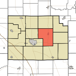 Location of Michigan Township in Clinton County