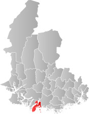 Spangereid within Vest-Agder