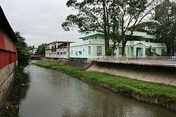 Bay Municipal Hall on the banks of the Bay River