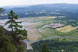 Cowichan River delta from Mt Tzouhalem.jpg