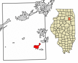 Location of Gardner in Grundy County, Illinois.