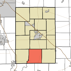Map highlighting Washington Township, Shelby County, Indiana.svg