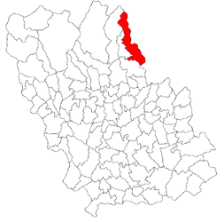 Location in Prahova County