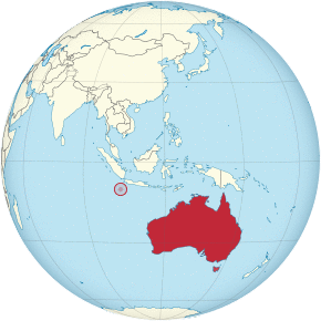 Location of Christmas Island