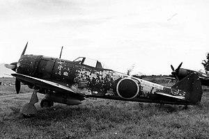 Nakajima Ki-44-II Otsu at Clark 1945.jpg