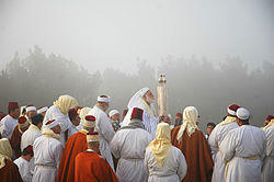 Samaritans on Mount Gerizim during Passover