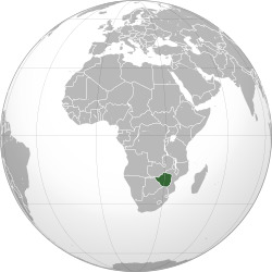 Location of Rhodesia