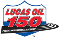 Lucas Oil 150 at Phoenix logo.png