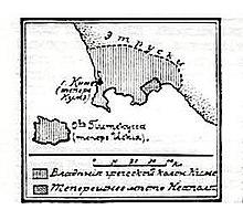 Карта к статье «Киме». Военная энциклопедия Сытина (Санкт-Петербург, 1911-1915).jpg