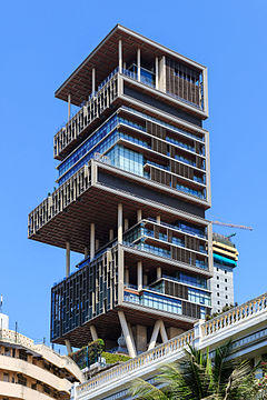 Mumbai 03-2016 19 Antilia Tower.jpg