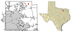 Location of Westminster in Collin County, Texas
