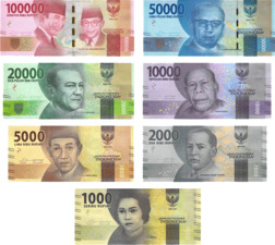 Indonesian Rupiah (IDR) banknotes.png