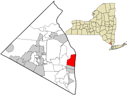 Location in Rockland County and the state of New York.