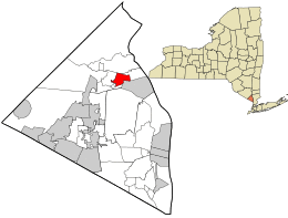Location in Rockland County and the state of New York.
