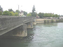 Bridge over the Aube at Arcis-sur-Aube