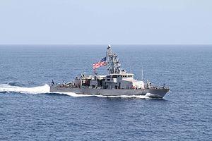 USS Squall (PC-7) underway in the Arabian Sea on 10 September 2016.JPG