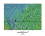 Topographical map of Oxia Palus quadrangle