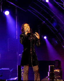 Carol Kenyon on Roger Waters' Dark Side of the Moon Live world tour, Roskilde Festival 2006, Denmark