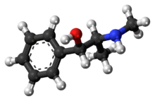 (1S,2S)-Pseudoephedrine molecule ball.png