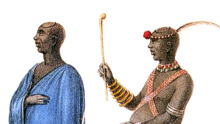 Gardiner - Dingane in Ordinary and Dancing Dresses (1836), crop.png