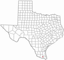 Location of Elsa, Texas