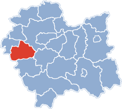 Location within the voivodeship