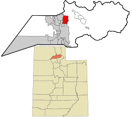 Location in Weber County and the state of Utah