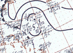 Hurricane Nine analaysis 9 Nov 1948.png