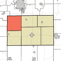 Location in Tipton County
