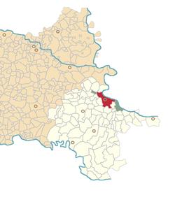 Location of Vukovar Municipality