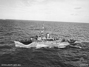 HMAS Cowra in 1944