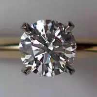 Faceted diamond