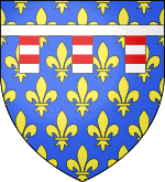 Blason Philippe de France (1336-1375) duc d'Orléans.svg