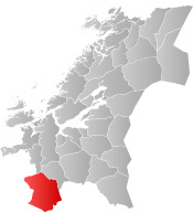 Oppdal within Trøndelag