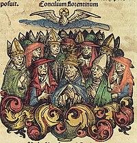 Nuremberg chronicles f 244v 2 Concilium florentinum.jpg
