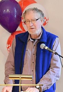 Dempster at the Eden Mills Writers' Festival in 2015