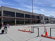 Glacier Park Airport terminal view from airside Jul 2020.jpg