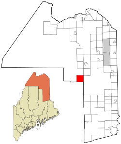 Location of Oxbow, Maine