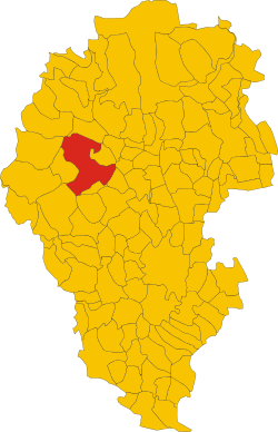 Schio within the Province of Vicenza