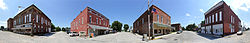 The corner of Wabash and Washington streets