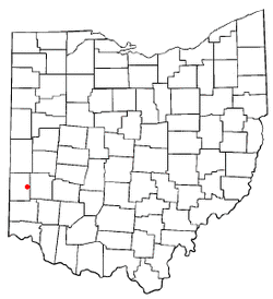 Location of West Alexandria, Ohio