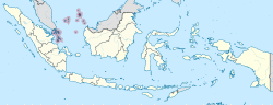 Location of Riau Islands