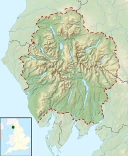 Great Gable is located in the Lake District