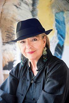 Ann Mortifee in her studio, Vancouver BC, 2016